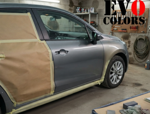 Cómo reparar óxido en el paso de rueda y difuminar la pintura