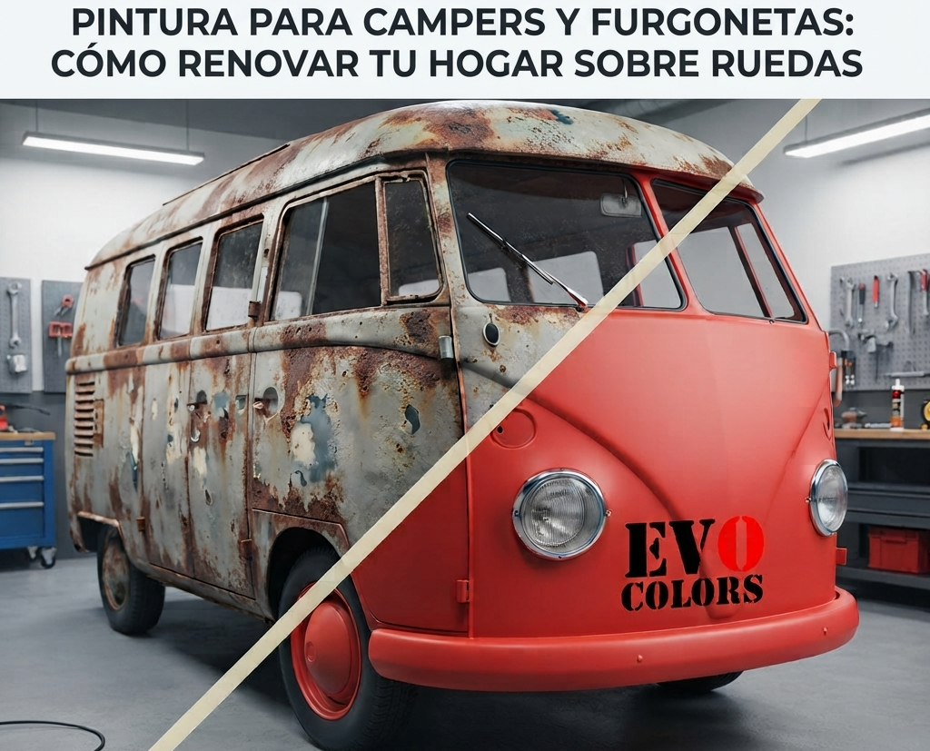 restaura renueva o pinta tu camper o furgoneta con evo colors